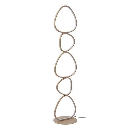 Lucide SAMLING - Stehlampe - LED Dim. - CCT - 1x48W 2700K/4000K - Taupe - Essential - ausgeschaltet